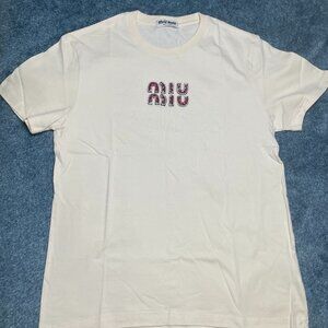 Miu Miu Cotton T-Shirt | Gently Used | 8/10 Condition
